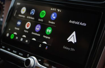 Android Auto on a car's infotainment screen