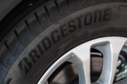 Bridgestone tire closeup