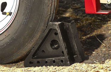 Wheel Chock in use