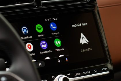 Android Auto menu