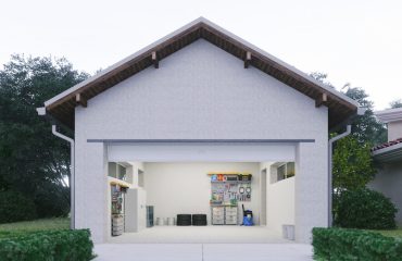 Open garage