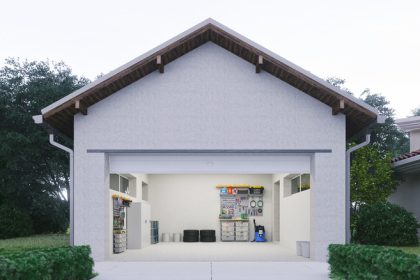 Open garage