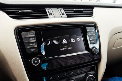 Android Auto on car display