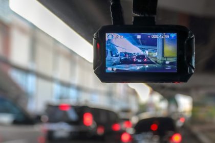 dashcam on car