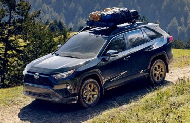 Toyota RAV4 parked offroad