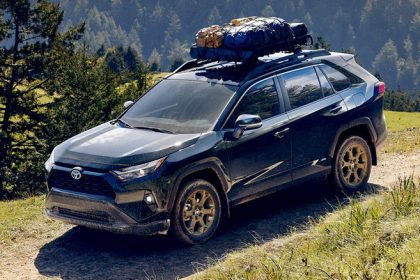 Toyota RAV4 parked offroad